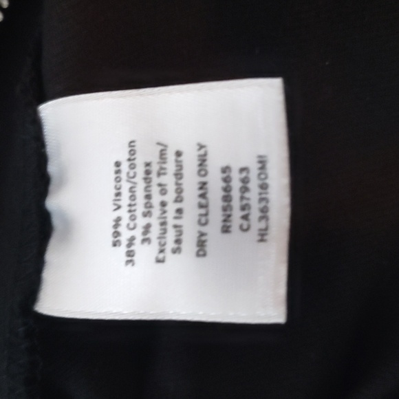 Nordstrom Trouve black jacket with peplum size  Xsmall - Picture 4 of 6